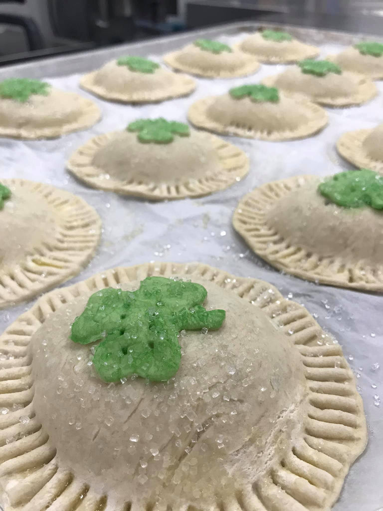 St Patrick Day Irish Whiskey Apple Hand-Sweet Hand Pies-Sara’s Tipsy Pies